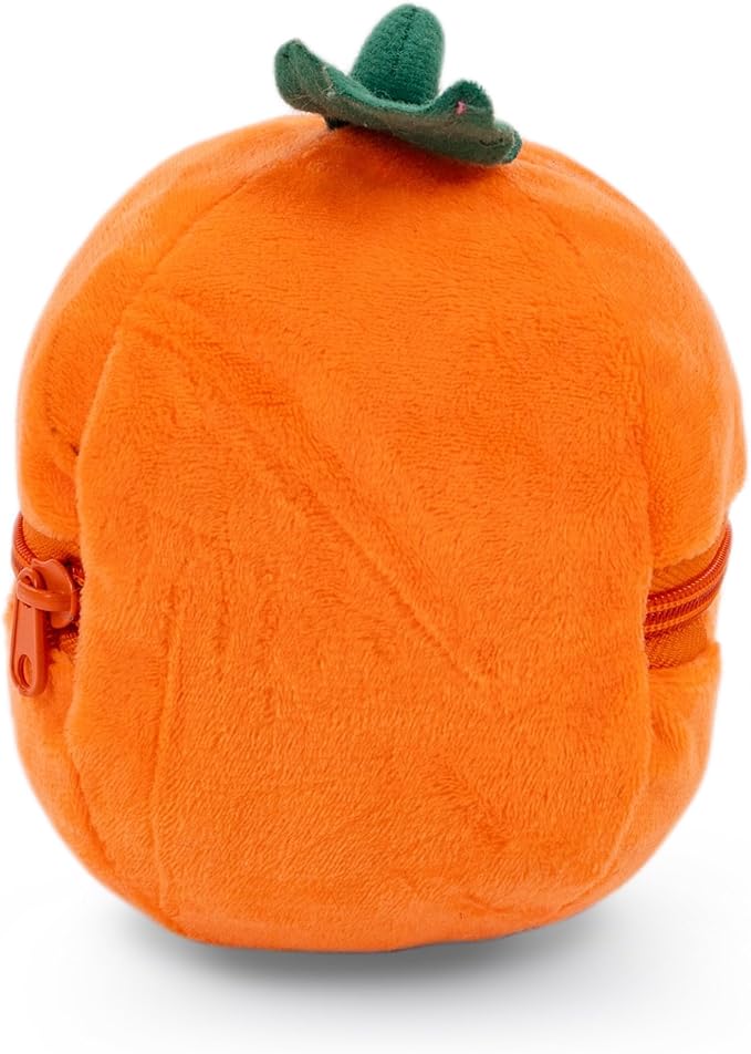 Plushland Halloween Zip-Up Pumpkin Stuffed Animal Plush Toys,Hideaway Spooky Black Cat Bat Ghost Capybara Plush Halloween Toy for Festive Decorations & Fun Surprises 6 Inches (Capybara)