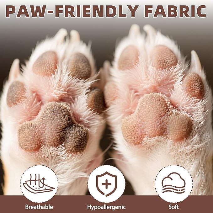 KOOLTAIL Dog Socks for Hot/Cold Pavement, Breathable & Warm Dog Socks to Prevent Licking Paws, Non Slip Pet Boots & Paw Protectors for Hardwood Floor,Grippy Shoes for Small Medium Large Senior Dogs