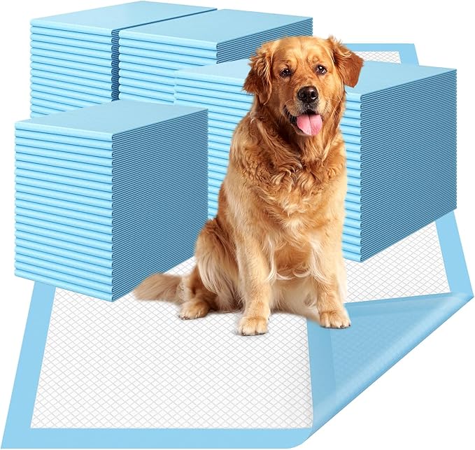 Extra Large Dog Pee Pads, 31"x36" Jumbo Puppy Potty Training Pads | 100 Count Super Absorbent & Leak-Proof Pads for Large Breed Dogs, Great for Crate Lining & Floor Protection