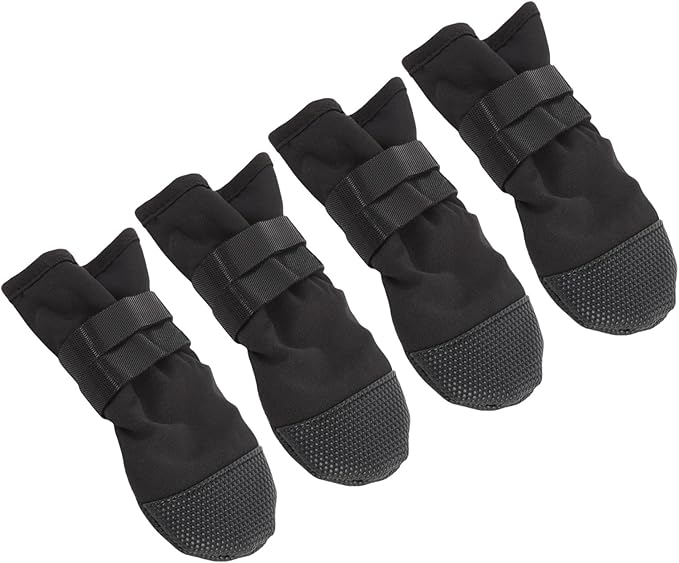 Dog Socks Anti Slip Soft Grip Socks Prevent Licking Protect Paws for Hardwood Floors Senior Dogs Polyester Cotton S Size 4Pcs