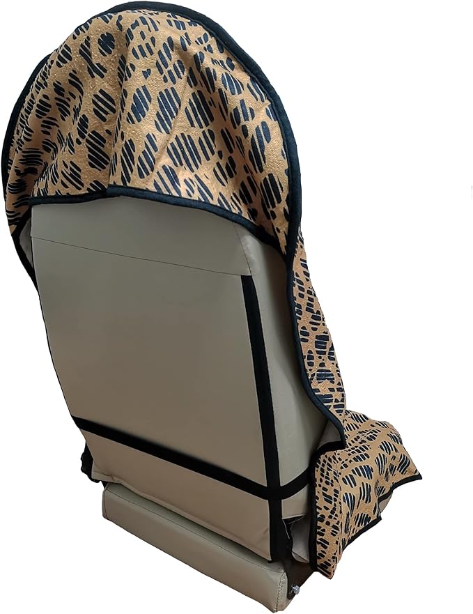 LoyaGour Car Seat Cover Protector Front Seats,for Gym Workout,Running,Swimming,Beach and Hiking,Waterproof Sweat Towel Bucket Seat Covers for Cars SUV Trucks (Leopard, 1Pcs)
