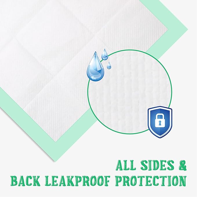 Puppy Pads Extra Large 30"x28", Dog Pee Pads with 5-Layer Super Absorbent Quick Dry Design, Leakproof Dog Traning Pads for Puppies, Cats, Crates and Housebreaking, 50 Count