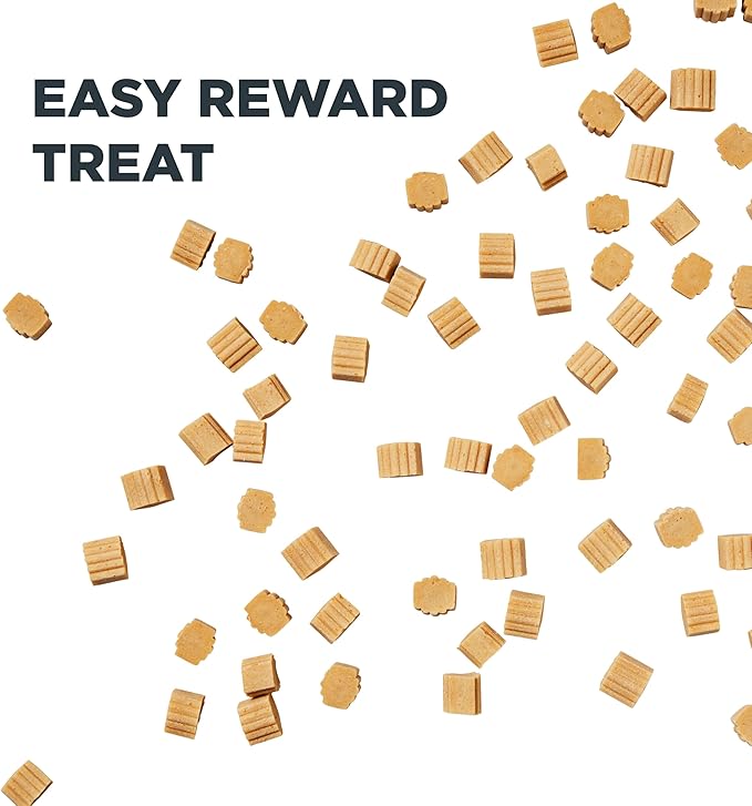 Healthy Dog Reward Treats - Hive Bites - 12 oz. - All Natural Small Dog Bites for Training, Natural Peanut Butter Flavored, Vegetarian Chews, Made in The USA