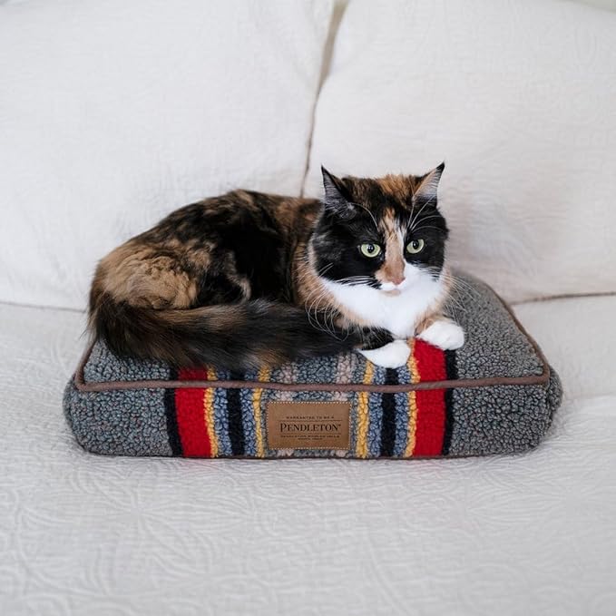 Pendleton Vintage Camp Napper Dog Bed - Mineral Umber, M