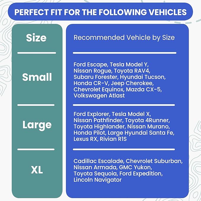 4Knines Split Cargo Liner for SUV – for Dogs & Pets, Heavy-Duty, Waterproof Trunk Mat & Cargo Cover – Fits 60/40 Split Bench & Armrest Pass-Through – Machine Washable, Non-Slip (Extra Large, Grey)