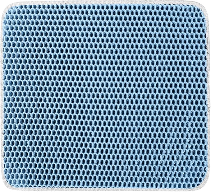 Pet Litter Mat EVA Trapping For Indoor Box Bottom Less Waste Trapping Tray