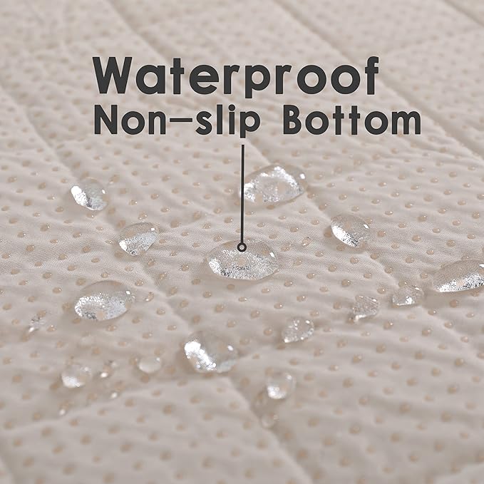 Waterproof Blankets for Dogs - NANBOWANG Dog Bed Covers for Large Dogs, Water Absorb Training Pads (8682 Beige)