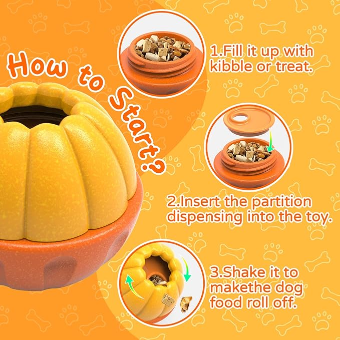 Dog Frozen Treat Toy to Keep Them Busy, Treat Dispensing Toy, Dog Chew Toys for Aggressive Chewers, Slow Feeding Interactive Toys for Small Medium Dogs, Easy to Clean