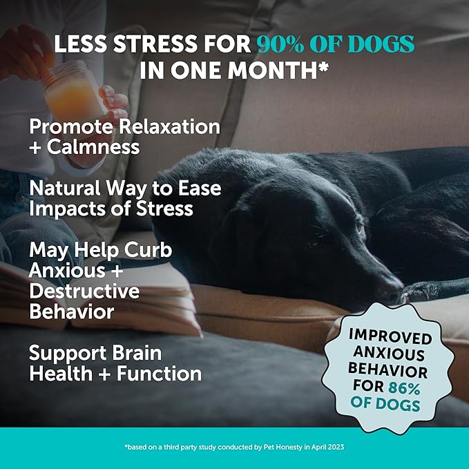 Natural Hemp Calming Chews for Dogs Maximum Strength - Hemp & Melatonin for Occasional Anxiousness - Calming Aid Supplement with Valerian Root - Stress, Separation & Thunder Support - (Duck 90 Ct)