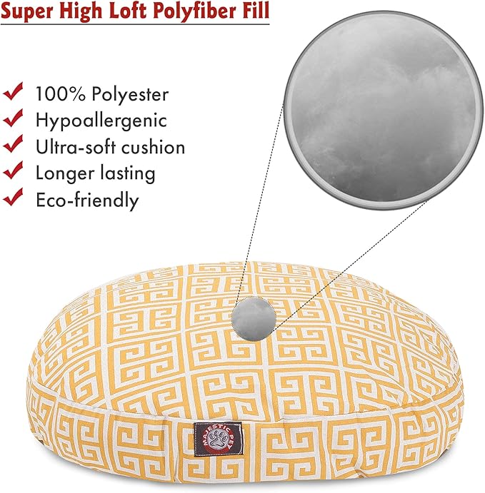 Citrus Towers Large Round Indoor Outdoor Pet Dog Bed With Removable Washable Cover By Majestic Pet Products