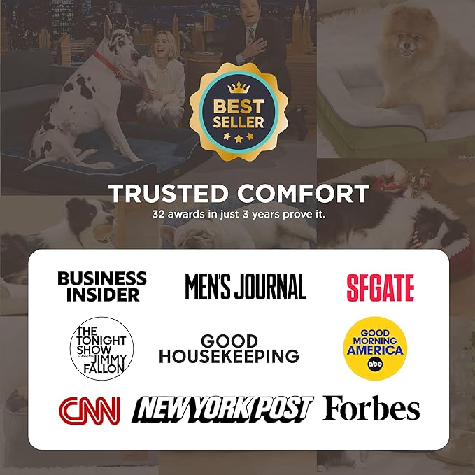 Bedsure XL Plus Orthopedic Dog Bed for Extra Large Dogs - Waterproof XLarge Dog Cat Bed, Comfort Dogs Couch Sofa with Washable Removable Cover, Pet Bed with Nonskid Bottom, Boreal Canopy Green, 48"