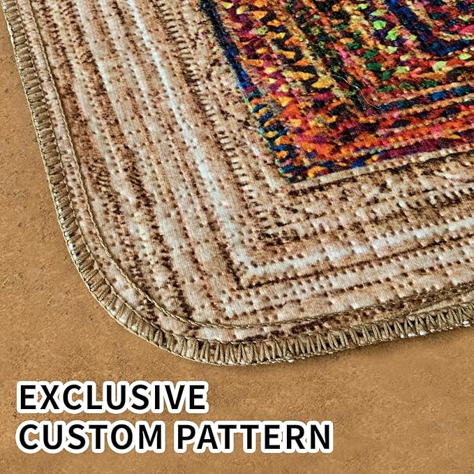 Dog Pee Pads Training Pads Upgrade Triple Thickness All-Purpose Super Absorbent & Leak-Proof, Quick Dry and Leak-Proof and Odor Control (Sisal Bohemian Print, 36" x36"x2PCS)