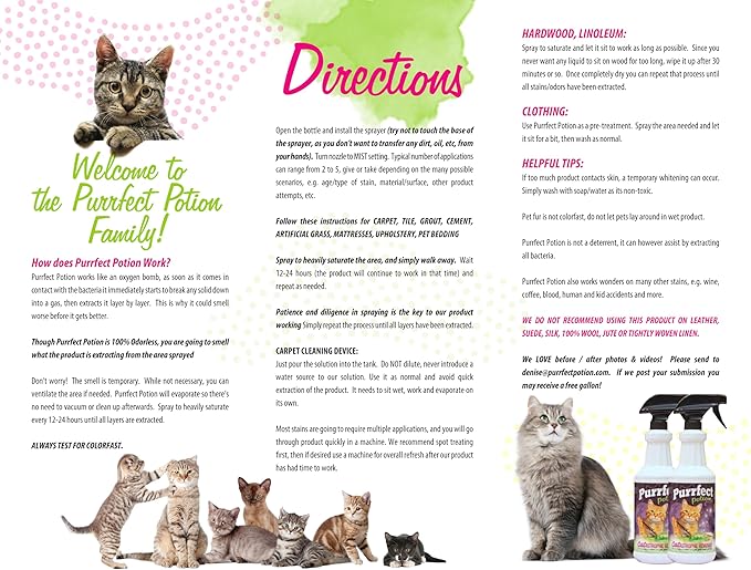 Purrfect Potion - CATastrophe Remover (32oz Spray Bottle)