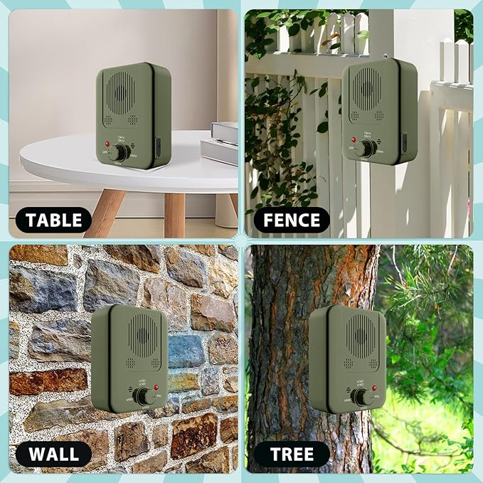 Anti Barking Device, Dog Barking Control Device, Ultrasonic Dog Barking Deterrent Devices, Safe & Humane Dog Barking Silencer for All Dogs Indoor Outdoor, Bark Box Stop Dog from Barking (Green)