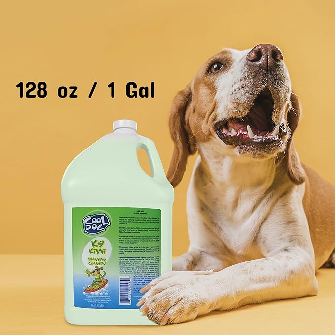 Pet Silk Cool Dog K-9 Kiwi Cucumber Shampoo, 128 Ounce