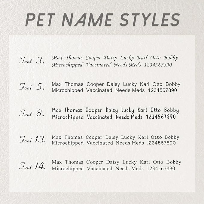 Anavia Small Size Dog Cat ID Tags, Small/XS Personalized Color Plated Stainless Steel Puppy Kitten Name Tags, Customized Engraved Nameplate Pet Collar Tag (Rose Gold, XS-Round)
