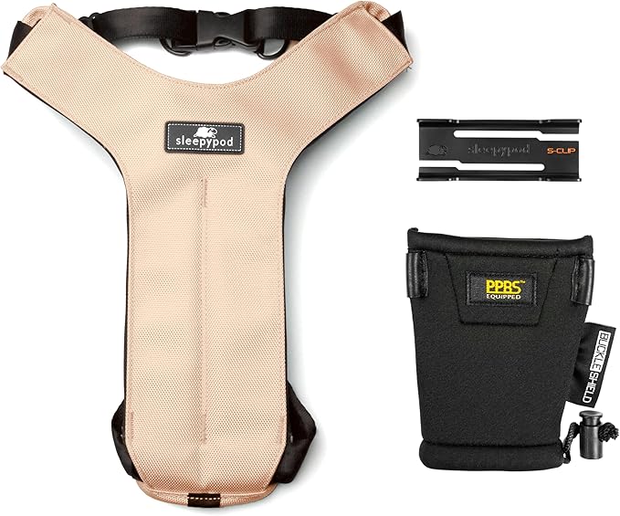 Clickit Sport Plus - Crash-Tested and Safety Certified Car Seat Belt Harness for Dogs (Extra Large, First Blush)