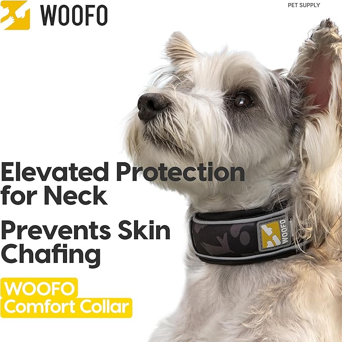 Premium Dog Collar | Super Adjustable for All Breeds, Quick Release Buckle | Extra Soft and Widened Padding & Reflective Trim Design for Safety (Large, Green)