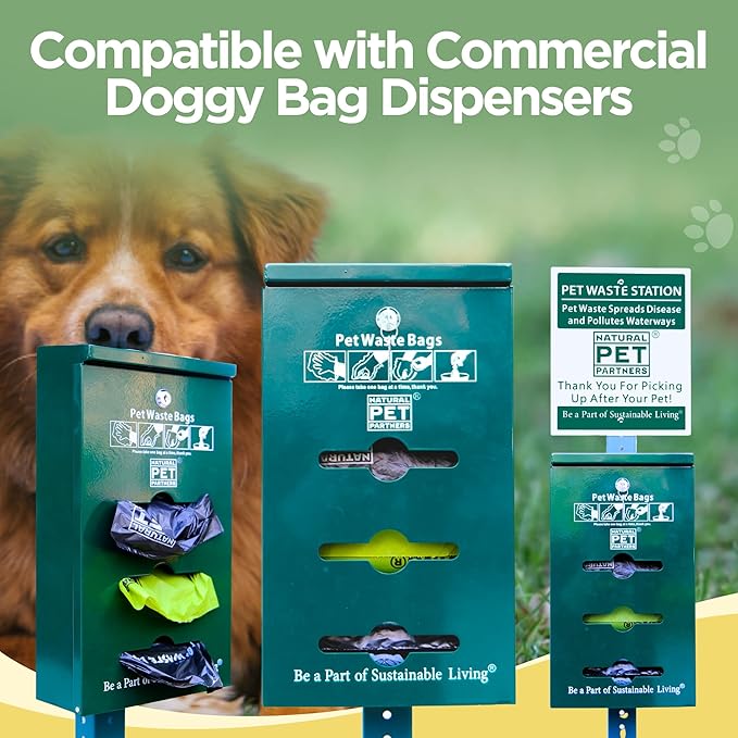 The Original Poop Bags® Dog Poop Bags Rolls – Commercial Bulk Recycled Poop Bags for Dogs, Heavy-Duty Waste Bag Refills, Black, 2,000 Count