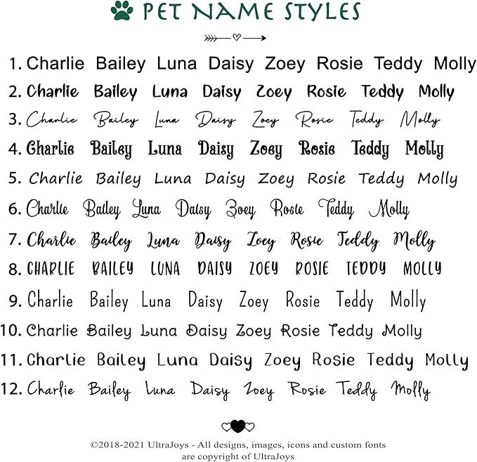 Ultra Joys Personalized Dog Tags for Pets - Durable Stainless Steel Customizable Dog Cat ID Tags - Dog Tags for Safety Optional Engraved on Both Sides -Round Shape Dog Tag Large Size, Gold