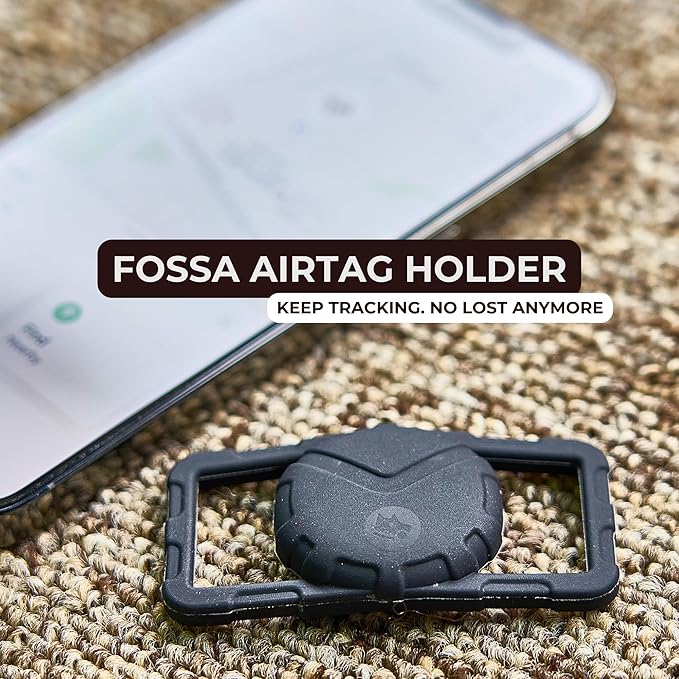 Ultra Thick Dog Collar Holder for | Military-Grade Air Tag Case Fits Collar from 0.8" to 2" | Apple Air Tag Holders for Large Dogs and Cats