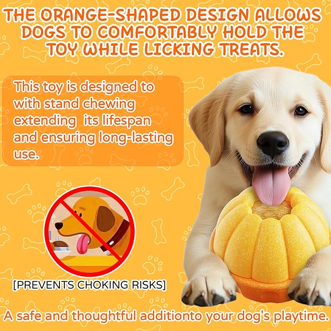 Dog Frozen Treat Toy to Keep Them Busy, Treat Dispensing Toy, Dog Chew Toys for Aggressive Chewers, Slow Feeding Interactive Toys for Small Medium Dogs, Easy to Clean