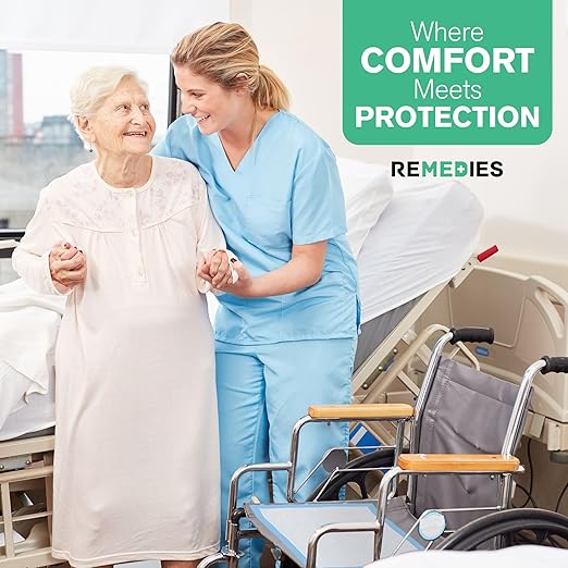 Disposable Bed Pads 30" x 36" - 50 Count - Large Bed Pads for Incontinence - Seniors, Adults & Kids Chucks Pads - Adult Absorbent Incontinence Disposable Underpads for Beds & Furniture