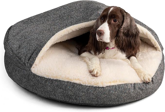 Snoozer Luxury Orthopedic Cozy Cave Pet Bed, Showdog Collection, Extra Large – Merlin Pewter