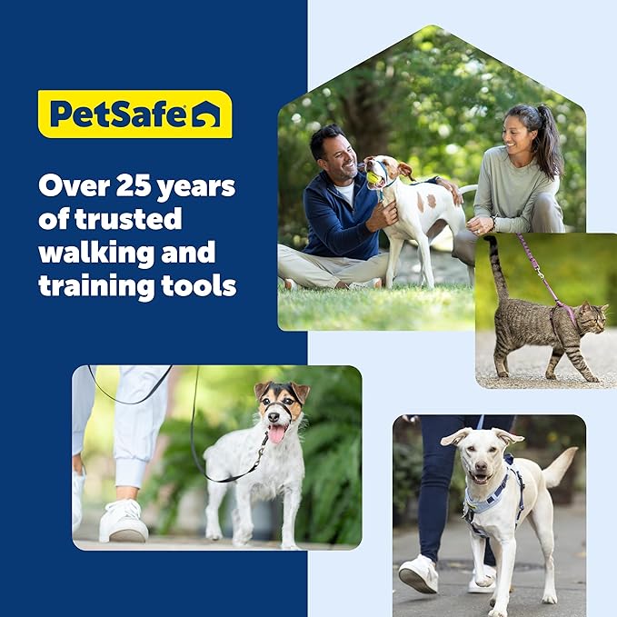 PetSafe Gentle Leader Headcollar No-Pull Dog Collar - Helps Improve Walks - Durable Nylon Construction - Padded Nose Loop - Adjustable Fit - Comfort Walking Halter - Large, Fawn