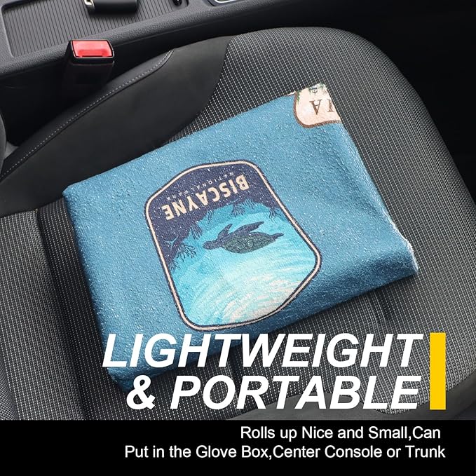 LoyaGour Back Seat Cover for Car Trucks Van SUV,Waterproof Rear Bench Towel Seat Covers for Dogs and Kids,Automotive Backseat Protector (National Parks)