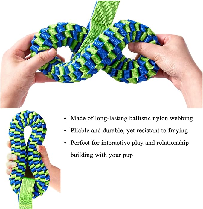 Lervont Dog Toys for Aggressive Chewers, Tug of War Dog Toy, Dog Teeth Cleaning Toy, Dog Rope Toys for Medium and Large Dogs