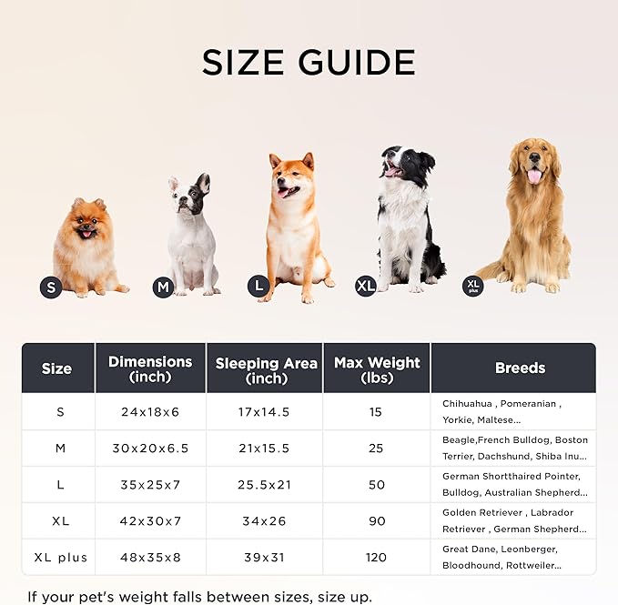 Bedsure Orthopedic Dog Bed for Small Dogs, Waterproof Memory Foam Small Pet Beds with Sides, Non-Slip Bottom and Egg-Crate Foam Medium Dog Couch Sofa with Washable Removable Corduroy Cover, Brown