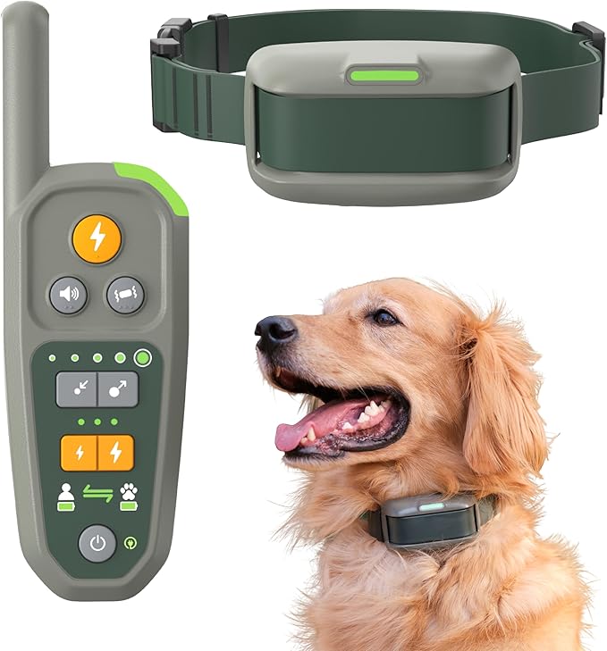 Virtual Dog Leash - Automatically Keeps Your Dog Near You On The Go, w/AUTOPROX Technology, Boundaries Centered Around You, Electronic Training Collar