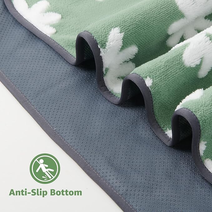 LOOBANI Extra Large Whelping Pad, Non-Slip Dog Pee Pads Washable, Fast Absorbent Reusable Pee Pads for Dogs, Waterproof and Leakproof Dog Playpen Mat for Floor, Crate, Potty (48"x48",2 Packs)