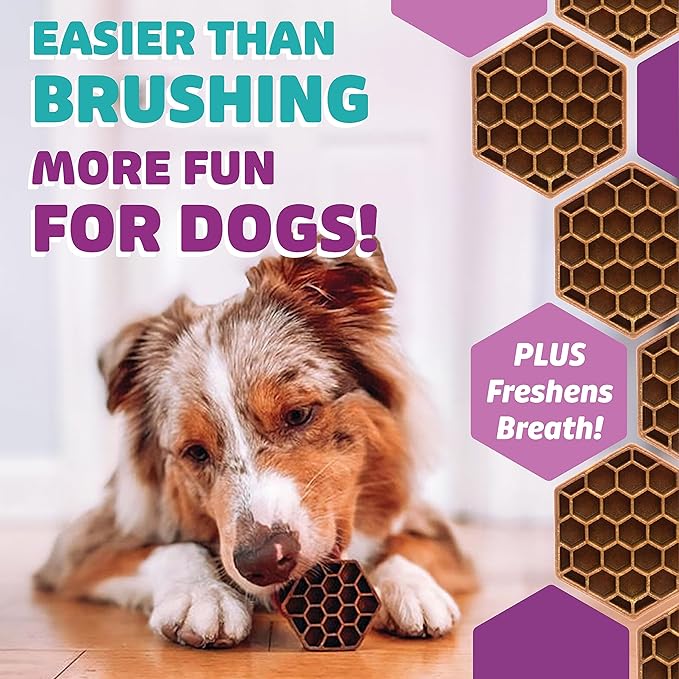 Yummy Combs Dog Dental Treats – Vet VOHC Approved – Delicious Chicken Protein – Removes Tartar with Cleaning Comb Shape – Dental Dog Treats for Small Dogs (24oz, 42 Count)
