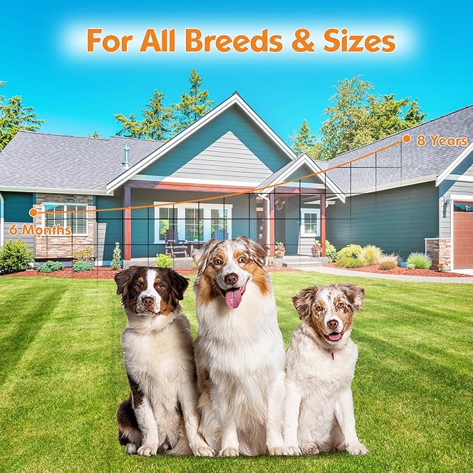 Anti Barking Device for Dogs, Rechargeable Bark Box Ultrasonic Barking Deterrent with 3 Level Modes/Irregular Ultrasound Frequency/Automatically Electronic Dog Whistle Stop Neighbors Dog from Barking