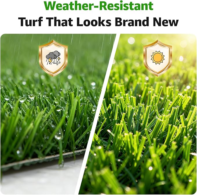 Fake Grass for Dogs - Artificial Pee Grass for Dog Potty Tray Training Pet Turf - Indoor and Outdoor Mat for Pet Training with Drainage Hole (39.4" X 19.7")