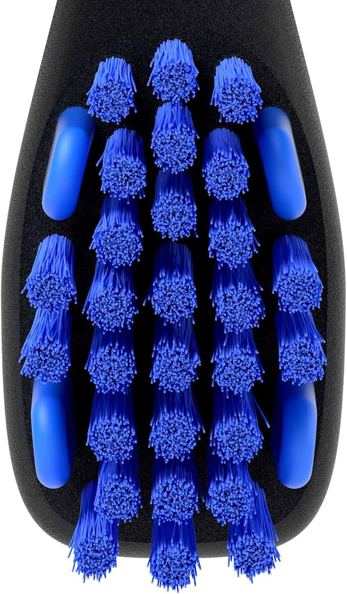 Brushmate Dual-Size Angled Soft Brush Heads Toothbrush for Pet Puppies, Dogs, and Cats - Ergonomic Handle, Long Neck, Special Rubber Stimulators - Dental Care Tool for Healthy Oral Hygiene