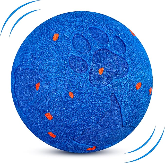 Bryxkla Interactive Dog Ball & Interactive Dog Toys for Medium/Large Dogs: Self-Moving, Auto-Vibrating & Bouncing Smart Ball - Chew-Resistant E-TPU, IPX7 Waterproof & Low-Noise