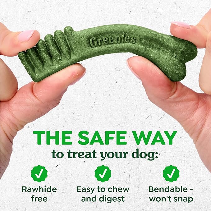 Greenies Veterinarian-Recommended Adult Natural Dental Dog Treats Teenie Size, Fresh Flavor, Original Flavor, and Blueberry Flavor, (3) 12 oz. Packs, 129 Count