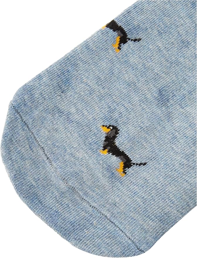 Amazon Essentials Men's Patterned Dress Crew Socks, 5 Pairs