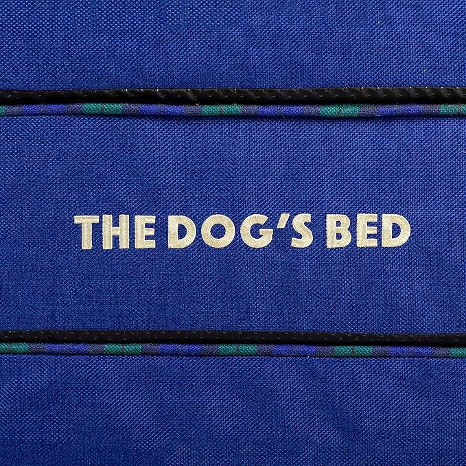 The Dog’s Bed Orthopedic Memory Foam Dog Bed XXL Black Watch Tartan, Pain Relief for Arthritis, Hip & Elbow Dysplasia, Post Surgery, Lameness Supportive, Waterproof Washable Cover, Veterinary Approved