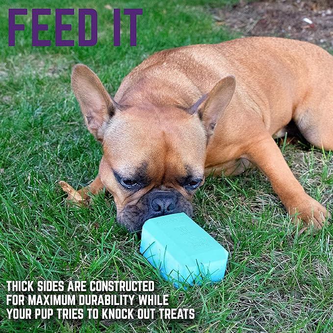 Chew King Premium Treat Dog Toy, Large, Extremely Durable Natural Rubber Fillable Toy Collection, Frozen Feeding